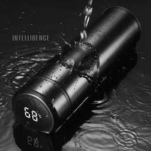 Digital Temperature Water Bottle 500ml Stainless Steel Multicolor